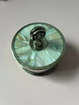 Vintage Ralph Lauren "wentworth" Silver Plated Trinket Box, Mother Pearl Lid, Us. Fixed Price $175.99.