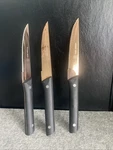 3 Schmidt Brothers Cutlery Project X-PX22 Stainless Steak Knives. Fixed Price $52.25.