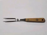 Vintage 8" Dexter Super Stainless S2892 Meat Fork Wood Handle. Fixed Price $35.00.