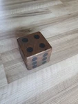 Creative Co-op DA0725 Hand Carved Mango Wood Dice Brown. Fixed Price $49.90.