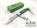 Rough Rider Stockman Stroke Of Luck Green Bone Handle Folding Pocket Knife 1057. Fixed Price $25.50.