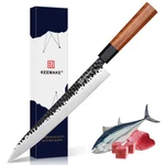 Keemake Keemmake Sushi Knife Japanese Sashimi Knives 10 Inch 440C Stainless. Fixed Price $79.47.