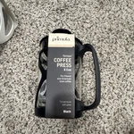 Primula Tempo French Press 6 Cup Black Glass Coffee Maker. Fixed Price $14.00.