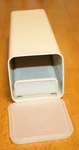 Tupperware: 3 Pc. Butter/cheese Keeper - Almond Beige #1696,1697 Vguc. Fixed Price $8.49.