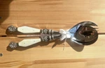 Anthropologie Serving Utensil Set--salad Spoon Bone Inlay New!. Fixed Price $42.00.