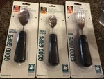 North Coast Medical Oxo Good Grips Fork, Tablespoon And Teaspoon. Fixed Price $36.95.