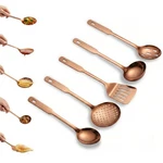 Amco 5-PIECE Stainless Steel Cooking Utensil Set, Copper Finish 14. Fixed Price $19.99.