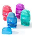 Mr. Pen- Pencil Sharpener & Eraser, 4 Pack, 2-IN-1 Colorful. Fixed Price $13.99.