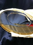Couzon Silversmiths Golden City Set Of Chargers Platters 12 1/2" Original Box. Fixed Price $100.00.