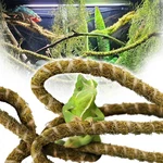 6.5FT Reptile Vine & Moss Set For Climbing Bendable Branch, Natural Rope.... Fixed Price $17.35.
