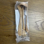 New Pampered Chef 3 Piece Bamboo Serving Set #2048 Ladle, Fork And Spreader. Fixed Price $9.95.