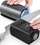 Longzon Zforge Electric Rolling Knife Sharpener Adjustable 10 25 Angles, Easy. Fixed Price $73.26.