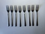 Set Of 8 Spaghetti Forks Stainless Steel. Fixed Price $10.00.