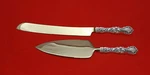 Floral By Wallace Silverplate Hh Ws Wedding Cake Set 2PC Custom Made. Fixed Price $117.60.