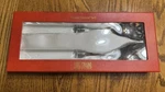 Oleg Cassini Salad Server Set, Stainless Steel With Crystal Handles New Box. Fixed Price $19.99.