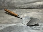 Vintage Stainless Steel Chefs Delight Cheese Slicer Server Wood Handle. Fixed Price $7.50.