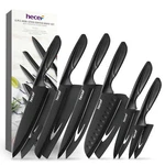 6PCS Kitchen Knife Set Nonstick Stainless Steel Coating Blade With Cover Hecef. Fixed Price $17.99.