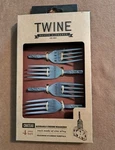 Twine Chateau Cheese Markers 4 Fork Charcuterie 3 Inch Picks. Fixed Price $12.98.