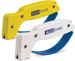 Accusharp Yellow/white Tungsten Carbide Knife Sharpeners Set Of Two AS12. Fixed Price $22.95.