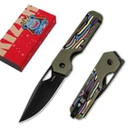 Kizer Militaw Pocket Knife, 3.36'' Nitro-v Blade Camping Folding V3634A3. Fixed Price $69.95.