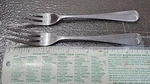 Vollrath VOL1 Stainless Steel Salad ? Forks 6.75" Set Of 2 Japan. Fixed Price $14.00.