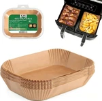 Siudangka Air Fryer Liners Disposable, 125 Pcs Rectangle Parchment Paper Sheets. Fixed Price $18.95.