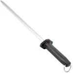 Mercer Culinary M14512 12" Regular Cut Knife Sharpening Steel W/black Plastic. Fixed Price $47.19.