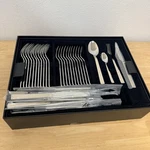 Berghoff Ralph Kramer Heritage 72PC Flatware Set Silver. Fixed Price $474.99.