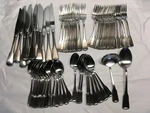 Oneida American Colonial Cube Mark Stainless Knife Fork Spoon - Choice. Fixed Price $12.00.