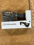 Sharper Image 3-SLOT Knife Sharpener Kitchen Nib. Fixed Price $22.99.