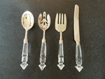 Catrina Godinger Silverplate 4 Pc Serving Set Excellent Condition. Fixed Price $25.00.