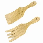 Berard 05472 French Olive-wood Handcrafted Wide Spaghetti/salad Server Set. Fixed Price $49.97.