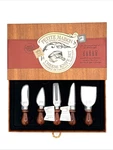 Wood Stainless Steel 5 Piece Cheese Knife Set Petite Maison By Wildly Delicious. Fixed Price $12.36.