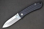 Bob Dozier Ka-bar 02-4059 D2 Steel Aluminum Handle Folding Hunter Japan. Fixed Price $150.00.