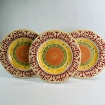 Home American Simplicity Villa Set Of 3 Stoneware Dinner Serving Plates 11 #004. Fixed Price $32.00.