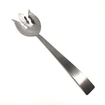 Nasco Kronor Stainless Solid Salad Servng Fork Oversize Satin Tip Flatware. Fixed Price $21.04.