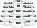 15 Pack Glass Food Storage Containers With Lids Airtight, Meal Prep. Fixed Price $74.12.