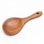7 Inch Natural Wood Paddle Spatula Non Stick Scooper Rice Potato Salad Spoon. Fixed Price $16.70.