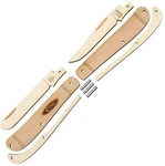 Case Xx Unsharpened Wooden Knife Kit Mini Trapper With American Hardwood Usa. Fixed Price $18.19.