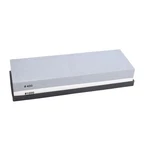 Kitchen Knife Sharpeners Stone Dual Sided 400 1000 Grey White Anti Slip Base. Fixed Price $13.85.