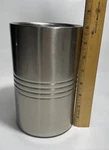Bistro Brushed Stainless Steel Utensil Holder Kitchen Storage Organizer Durable. Fixed Price $28.00.