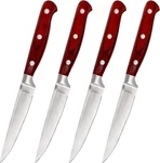 Berghoff Pakka 18/10 Stainless Steel Set 4PC Steak Knives 4.75" Ergonomically. Fixed Price $48.00.