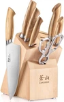 New Cangshan Oliv Series 8-PIECE Knife Block Set Forged Swedish 14C28N Steel. Fixed Price $449.99.