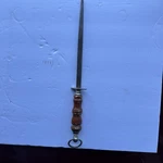 Vintage F Dick 10IN Butchers Sharpening Steel Made Germany. Fixed Price $59.99.