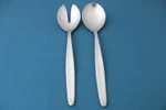 Wmf Cromargan Laurel Serving (2PC Set) Tablespoon Pierced Germany. Fixed Price $41.43.