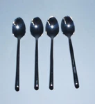 Towle Living Collection 18/0 Set Of 4 Flatwaree Teaspoons 5". Fixed Price $14.99.
