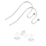 Earring Hooks Silver Plated Hypoallergenic Wires For Diy Jewelry Findings.... Fixed Price $17.71.