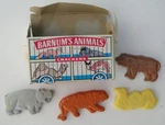 Barnum's Animals Crackers Refrigerator Magnet Ceramic Cookies Set /cardboard Box. Fixed Price $24.00.