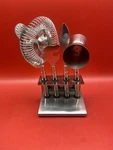 Five Piece Stainless Steel Silver Bar Tool Set With Stand By Randa India. Fixed Price $10.00.