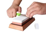 Prime Cook Knife Sharpening Stone Set 1000/3000 Grit With Bamboo Base. Fixed Price $16.50.